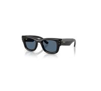 Ray-Ban Wayfarer Puffer Gafas De Sol Negro Montura Azul Lentes 50-23