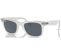 Ray - Ban Unisex RB2140 WAYFARER 1407R5 Gafas de sol Acetato Azul claro Azul Cuadrada Normal
