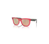 Ray-Ban Wayfarer Reverse Gafas De Sol Verde transparente Montura Oro Lentes 53-20