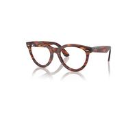 Ray-Ban Wayfarer Way Optics Habana A Rayas Montura Transparente Lentes Polarizado 54-21