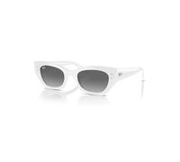 Ray-Ban Zena Bio-based Gafas De Sol Blanco Nieve Montura Gris Lentes 49-22