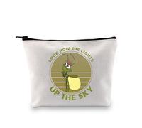 Ray Firefly Princess with Frog Inspired Makeup Bag Look How She Lights Up The Sky Tiana Gift Movie Fans Cosmetic Bag, She Lights Up the Sky 3uk, moda