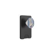 Raya Azul Arco Lindo Animal Ganso pájaro ilustración Pato PopSockets PopWallet para MagSafe