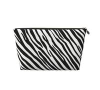 Raya Cebra Natural, Bolsa de Maquillaje Bolsa de cosméticos Bolsa de artículos de tocador de Viaje portátil Bolsa de artículos de tocador
