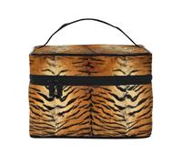 Raya de Cebra naturalBolsa de Maquillaje, Bolsa de Cosméticos Portátil para Mujer-Organizador de Cosméticos de Viaje, Regalo para Momentos Especiales