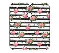 Raya De Flamenco Con Flores Cortar Cabello Delantal Ajustable Capa Peluqueria Impermeable Capas De Corte Peluqueria Para Peluquero Niños Peluquería 140X168Cm