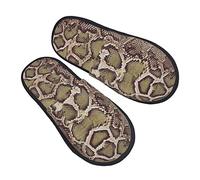 Raya De Piel De Serpiente Mujer Hombre Pantuflas Ligero Zapatillas De Casa Suave Zapatos Para Salon Invierno Interior M