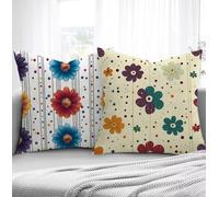 Raya Fundas de Cojines 30x50cm, Flor Fundas para Sofa xxl Juego de 2 Otoño Ultrasuave y Cómodo Cuadrado Cojines Exterior con Cremallera Invisible para Silla Dormitorio halloween Decorar Regalos R1-886