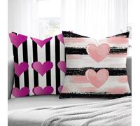 Raya Fundas de Cojines 40x40cm, Amar Fundas para Sofa xxl Juego de 2 Otoño Ultrasuave y Cómodo Cuadrado Cojines Exterior con Cremallera Invisible para Silla Dormitorio halloween Decorar Regalos R1-903