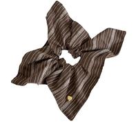 Rayas cuadradas elásticas pelo Scrunchie Retro Oro Corazón Cabello Tejido Suave Cola de Caballo titular para diferentes edades Accesorio decorativo