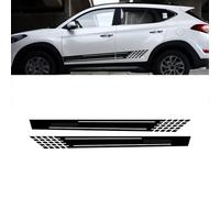 Rayas de Carreras, para Hyundai Tucson,Pegatinas para Falda Lateral de Puerta,Maletero Trasero,Decoraciones Exteriores,Red