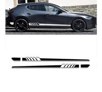 Rayas de Carreras, para Mazda Axela Atenza MS MPS Demio CX 5 CX 3,Pegatinas para Falda Lateral de Puerta,Maletero Trasero,Decoraciones Exteriores,Blue