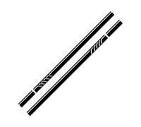 Rayas de Carreras, para Skoda Octavia A5 A7,Pegatinas para Falda Lateral de Puerta,Maletero Trasero,Decoraciones Exteriores,White