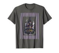 Rayas de Halloween de Haunted House Camiseta