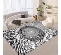 Rayas De Textura Geométrica Abstracta 3D Impreso Moquetas Antideslizante Alfombra Área,3D Ilusión Óptica Alfombras Suave Franela Alfombra De Suelo Salón Dormitorio Throw Runner Rugs Per /7217798844633