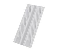 Rayas en forma de vela de silicona para velas perfumadas y decoraciones de pasteles para San Valentín y casas de Navidad suministros de artesanía