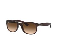 Rayban Andy - Gafas de sol unisex de nailon con marco marrón degradado RB4202 607313 55-17
