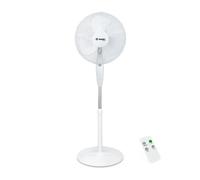 Raydan Home Ventilador de Pie con Mando 16" 40cm 40W 3 Velocidades Neos Comfort Blanco Raydan Home