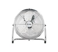 Raydan Home Ventilador de Suelo 12" 32cm 50W 3 Velocidades Circulador Plateado Raydan Home