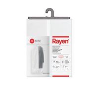 Rayen 2036.11 - Funda de ropa para armario. Funda de traje para percha con cremallera. Cubre vestido resistente al polvo, humedad y polillas. 60 x 135 cm. Blanco/Translúcido, talla M