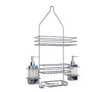 Rayen 2073 - Accesorio para Ducha con 2 estantes, Color Gris Metalizado
