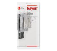 Rayen 3 Bolsas para Guardar Ropa, Polietileno, Transparente, 65 x 125 cm