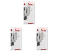 Rayen 3 Bolsas para Guardar Ropa, Polietileno, Transparente, 65 x 125 cm (Paquete de 3)