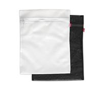 Rayen | Bolsas para Lavadora y secadora | Protegen su ropa | Con cremallera | Con cierre de seguridad | Blanco y Negro | 50 x 40 cm | Contiene 2 Bolsas para lavadora