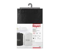 Rayen | Cestos para la Colada | Impermeables y Resistentes | Con Asas | 70 l de Capacidad | Colores Blanco y Negro | Pack de 2 Unidades | Dimensiones: 55 x 40 cm