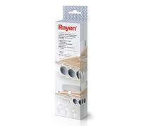 Rayen | Colgador para Copas y Tazas | Ahorra Espacio en tu Cocina Ancho máx. balda: 2 cm, Medidas: 25 x 7 x3 cm, blanco