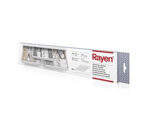 Rayen - Divisor de cajones adaptable. Separador de cajones con infinitas combinaciones. Organizador de cajones multifuncional. 5 unidades de 49.5 x 10 cm