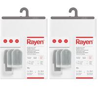 Rayen - Funda de ropa para armario. Pack de 3 bolsas translúcidas para guardar ropa. Protectores de ropa antipolvo. 60 x 150 cm y 60 x 100 cm. Translúcido (Paquete de 2)