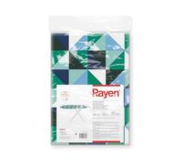 Rayen Funda para Tabla de Planchar Clip, 130x47 cm, Cuadros Multicolor, Poliuretano, 47x 130 cm