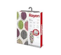 Rayen | Funda Tabla de Planchar Universal | Funda de Planchar Ajuste EasyClip | 2 capas: Espuma y tejido 100% Algodón | Gama Basic | Medida: 130 x 47 cm | Estampado