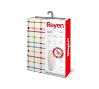 Rayen | Funda Tabla de Planchar Universal | Funda de Planchar Ajuste EasyClip | 3 capas: Espuma, Muletón, tejido 100% Algodón | Gama Medium XXL | Medida: 150 x 55 cm | Estampado