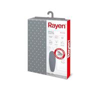 Rayen | Funda Tabla de Planchar Universal | Funda de Planchar Ajuste EasyClip | 3 capas: Espuma, Muletón, tejido 100% Algodón | Gama Medium | Medida: 130 x 47 cm | Estampado