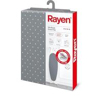 Rayen | Funda Tabla de Planchar Universal | Funda de Planchar Ajuste EasyClip | 3 capas: Espuma, Muletón, tejido 100% Algodón | Gama Medium | Medida: 130 x 47 cm | Estampado