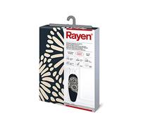 Rayen | Funda Tabla de Planchar Universal | Funda de Planchar Elástica | 3 capas: Espuma, Muletón, tejido 100% Algodón | Gama Medium | Medida: 127 x 51 cm | Estampado