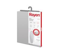 Rayen | Funda universal para tabla de planchar Fácil ajuste con clip| 2 capas: espuma y tejido 100% algodón | Calidad aluminio | Gama básica| Tamaño: 115 x 38 cm, Gris