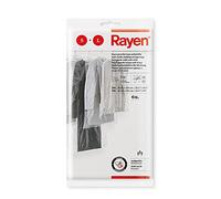 Rayen | Sacos guardarropa antipolilla y antipolvo| Funda de armario | Protege tu ropa | Pack 6 unidades | Talla S (3u): 65x100cm | Talla L (3u): 65x150cm