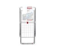 Rayen | Tendedero con alas | Superficie de tendido de 19 m | Sistema de bloqueo de alas | Tendedero plegable y antideslizante|Para interior y exterior|182 x 55 x 102 cm Color Acero|19 metros