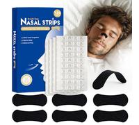 RAYGARD 120 Piezas Tiras Nasales Antirronquidos, Nasal Strips Respira Bien Negro Máxima Adherencia Dilatador Nasal para Mejorar la Respiración y Dormir, Adhesivo que Dura Hasta 8 Horas
