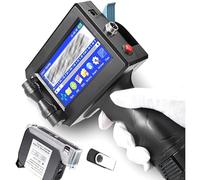 RayGenius Impresora PortáTil De InyeccióN De Tinta De Secado RáPido De 1 Pulgada Pistola Impresora PortáTil con Pantalla TáCtil De 3,7 Pulgadas para CóDigo De Barras/Fecha De ProduccióN/Logotipo。