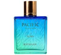 Rayhaan Pacific Aura - Citrus, Aromatic, Mint, Amber, Fresh - Eau de Parfum Spray for Men, 3.4 Ounce / 100 ml