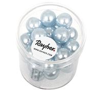 Rayher 14403356 Renaissance - Perlas de Cera de Cristal, 10 mm, Caja de 35 Unidades