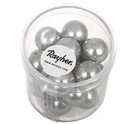 Rayher 14404561 Renaissance - Perlas de Cera de Cristal, 12 mm, Caja de 21 Unidades