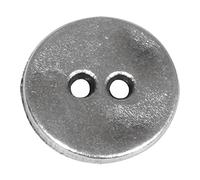 Rayher 2209148 Metal de Adorno Element: Botón, 1,4 cm Ã ¸, Agujeros 1,5 mm Ã ¸, al