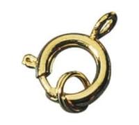 Rayher 2219106 - Anillos de Muelle con Anillo de separación, 9 mm, 3 Unidades, Color Dorado
