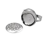 Rayher 2228521 Dedos Anillo M. Colador, 20 mm Ã ¸, BTL SB, Platino