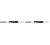 Rayher 23009000 Lámina decorativa efecto estrellas en 3D, rollo de 100x33 cm, grosor 0.15 mm, Efecto adecuado con estrellas (Paquete de 2)